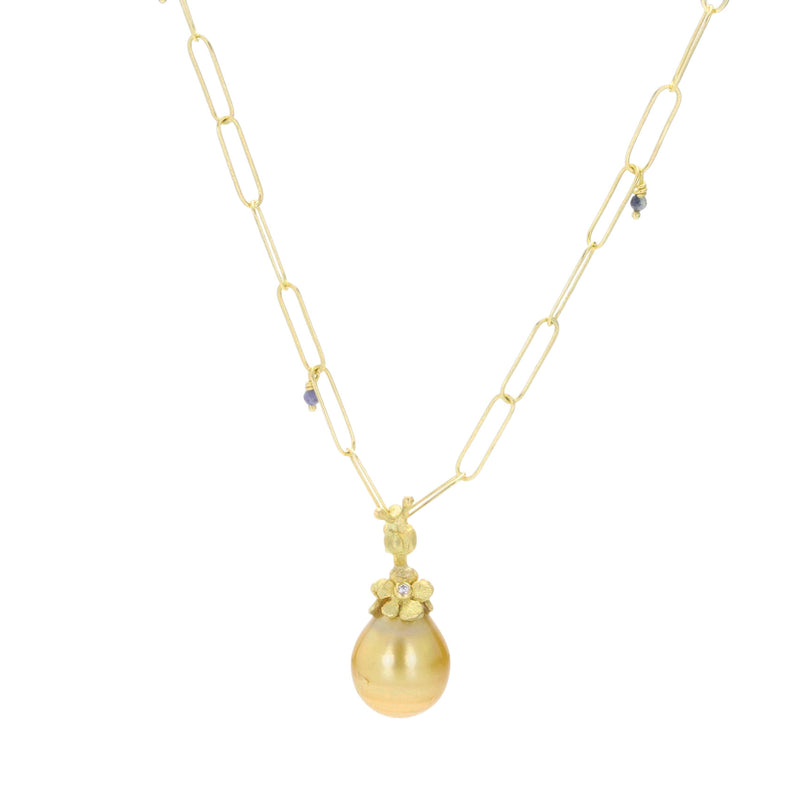 Lene Vibe Golden South Sea Pearl with Snail (Pendant Only) | Quadrum Gallery