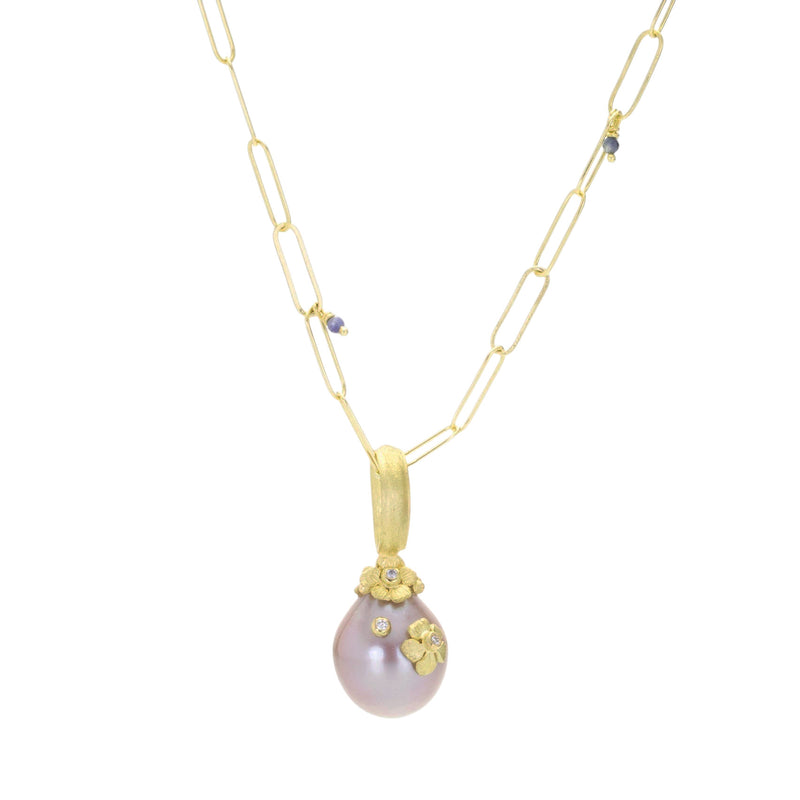 Lene Vibe Freshwater Pink Pearl with Flowers (Pendant Only) | Quadrum Gallery