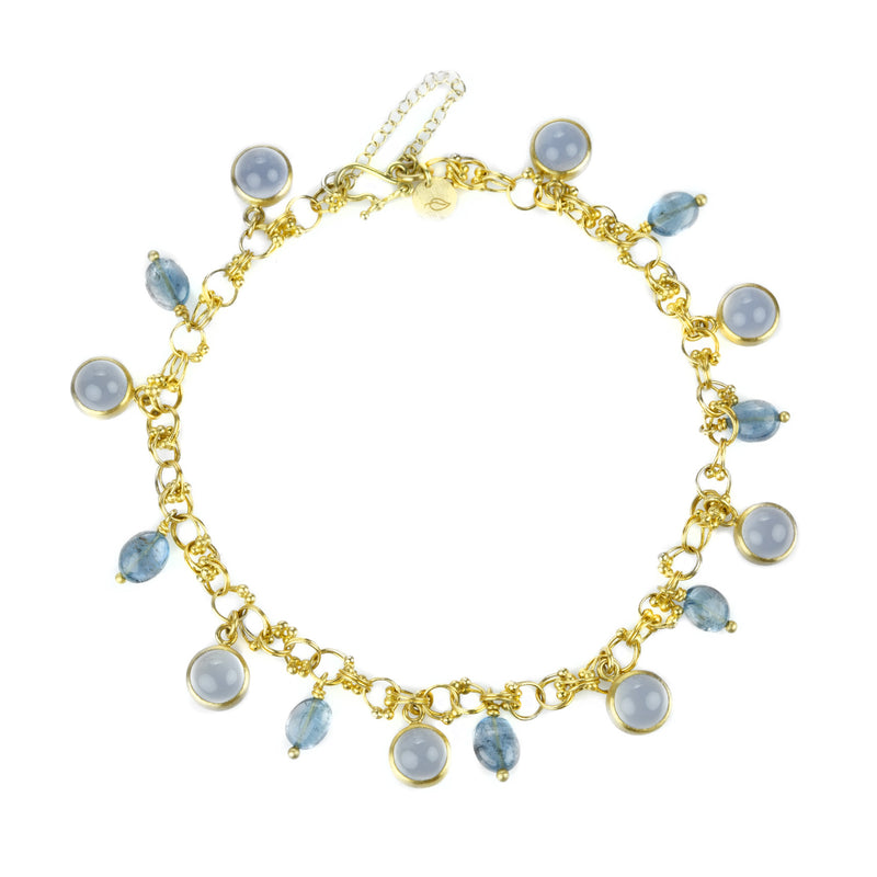 Mallary Marks Aquamarine and Chalcedony Jubilee Bracelet | Quadrum Gallery