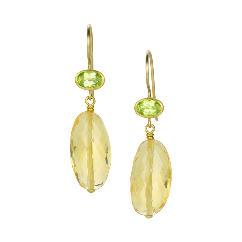 Mallary Marks Chrysoberyl and American Opal Apple & Eve Earrings | Quadrum Gallery