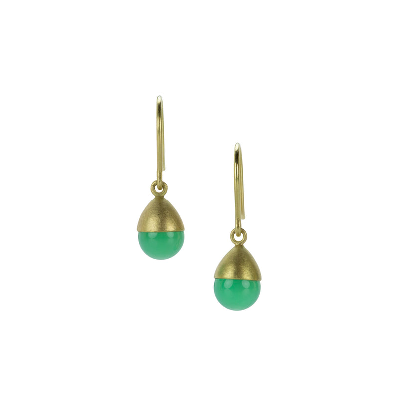 Mallary Marks  Chrysoprase Buoy Earrings | Quadrum Gallery