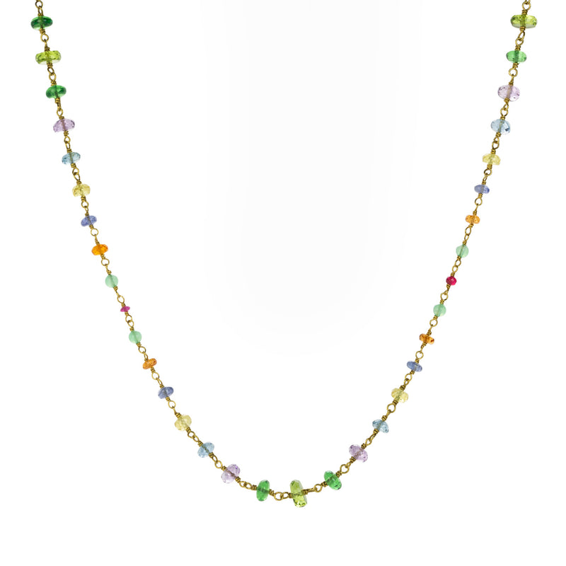 Mallary Marks Multicolored Spun Sugar Gemstone Necklace | Quadrum Gallery