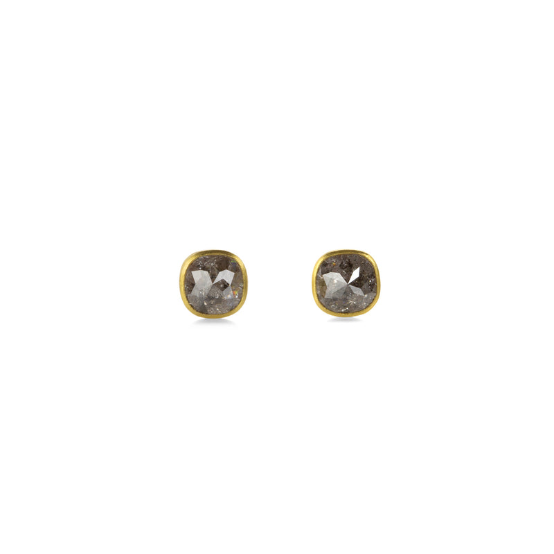 Mallary Marks Salt and Pepper Diamond Hard Candy Studs | Quadrum Gallery