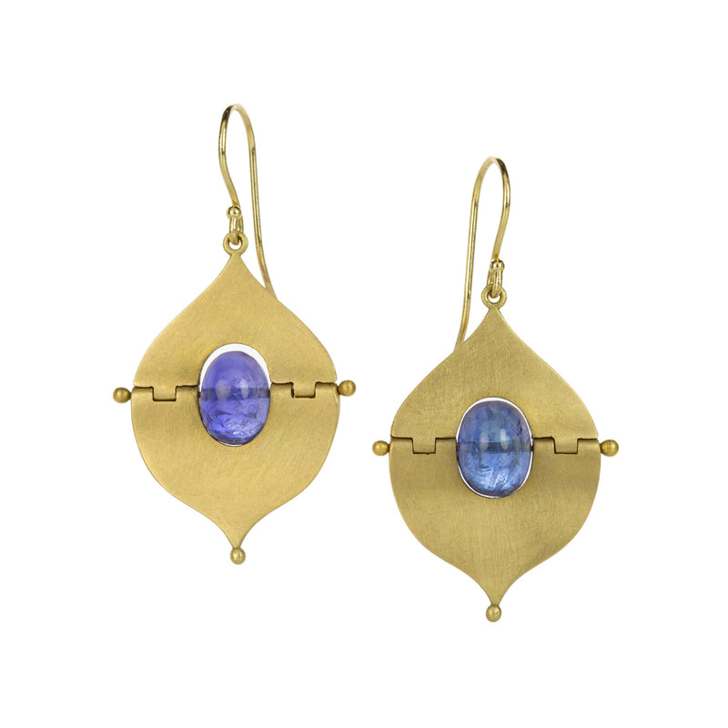 Mallary Marks Tanzanite Mesopotamian Earrings | Quadrum Gallery