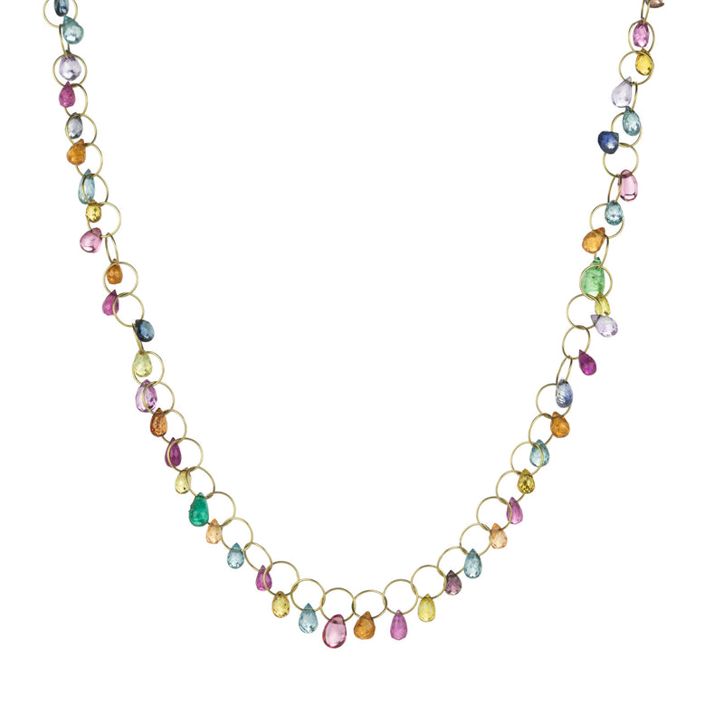 Mallary Marks Multicolored Circus Briolette Chain Necklace | Quadrum Gallery