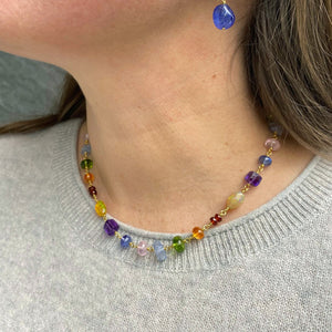 Mallary Marks Multicolored Gemstone Spun Sugar Necklace | Quadrum Gallery