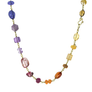 Mallary Marks Bright Rainbow Spun Sugar Necklace | Quadrum Gallery