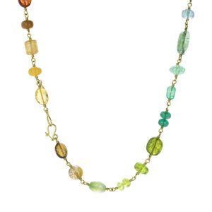 Mallary Marks Bright Rainbow Spun Sugar Necklace | Quadrum Gallery