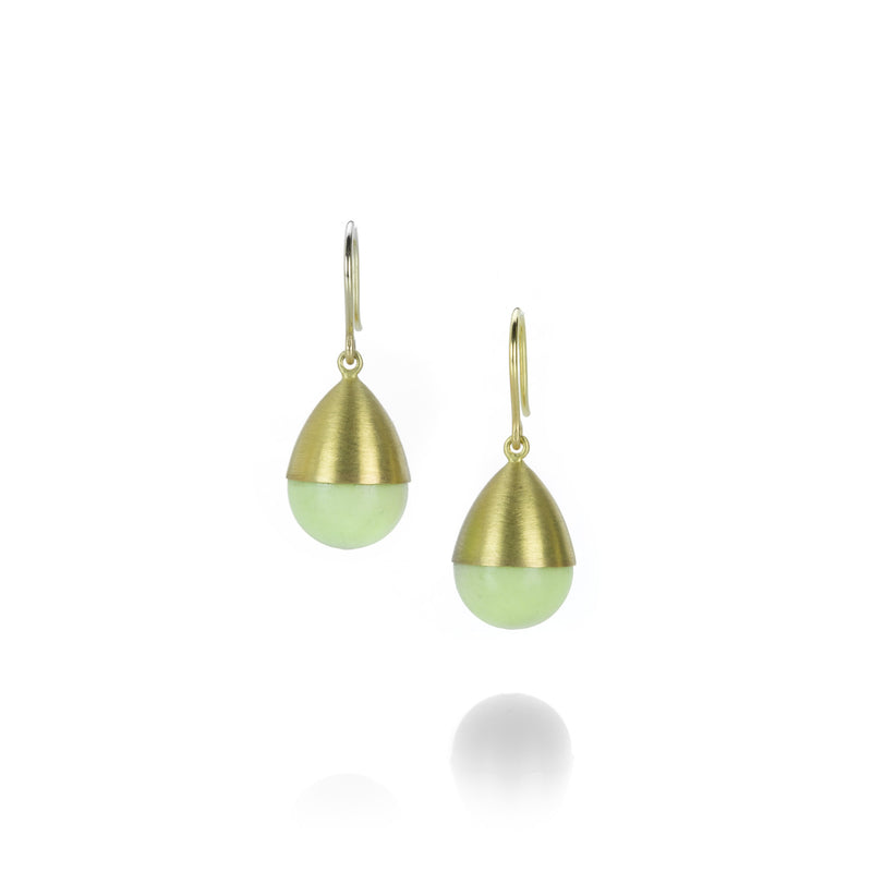Mallary Marks 18k Chrysoprase Buoy Earrings | Quadrum Gallery