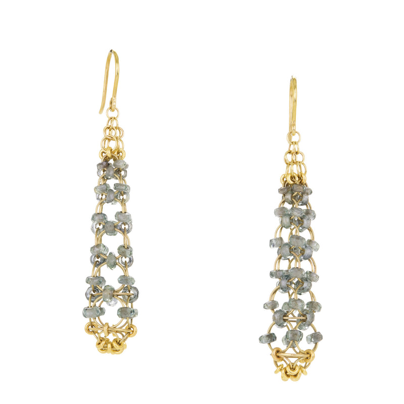 Mallary Marks Gray Sapphire Eiffel Tower Earrings | Quadrum Gallery