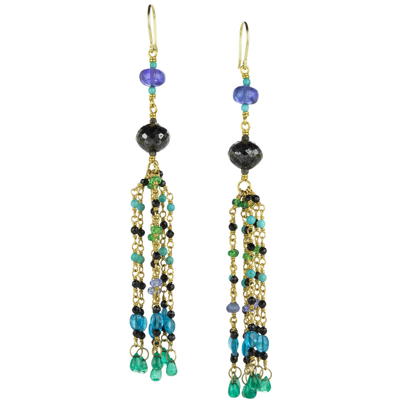 Mallary Marks Multicolored Dancing Confetti Tassel  Earrings | Quadrum Gallery