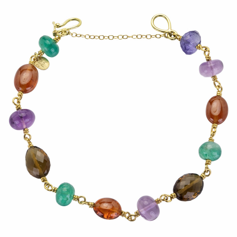 Mallary Marks Multicolored Gemstone Spun Sugar Bracelet | Quadrum Gallery