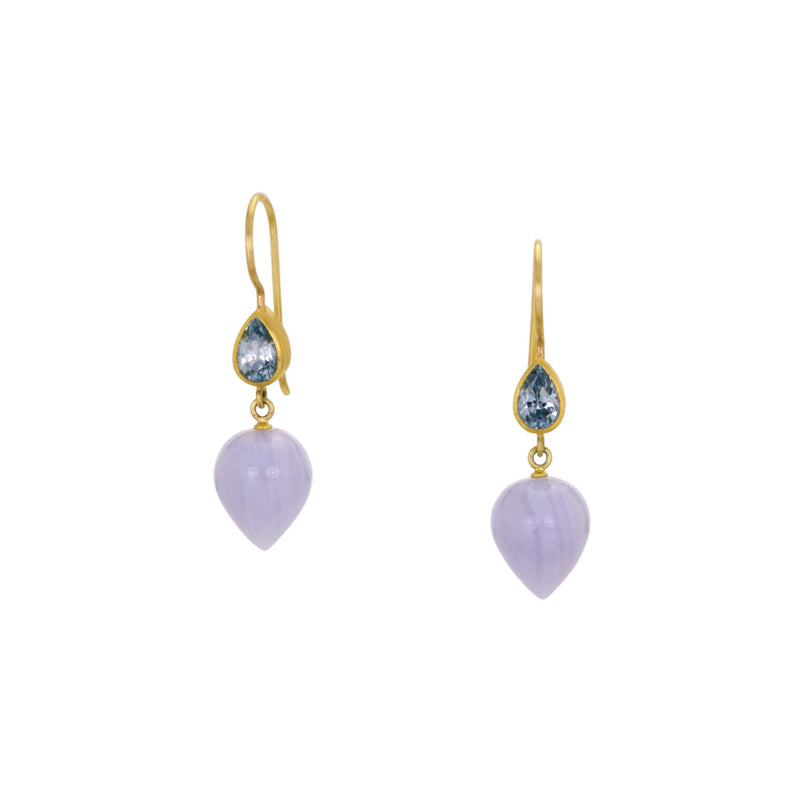 Mallary Marks Zircon and Agate Apple & Eve Earrings | Quadrum Gallery