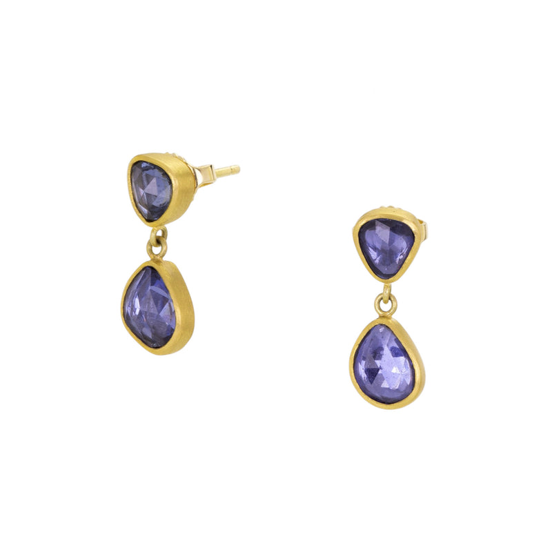 Mallary Marks Blue Sapphire Bon Bon Earrings | Quadrum Gallery