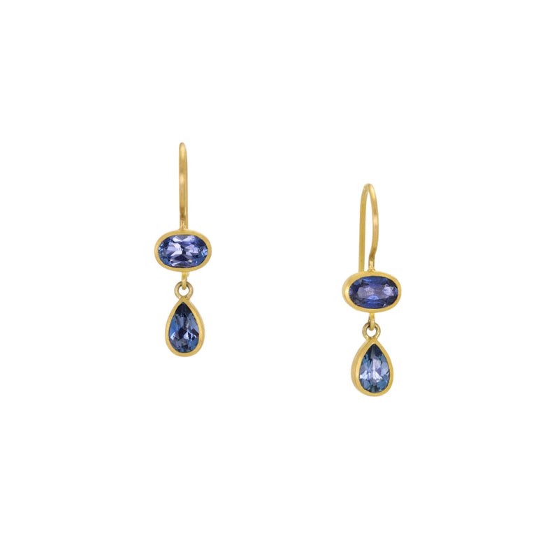 Mallary Marks Dark Aquamarine Bon Bon Earrings | Quadrum Gallery