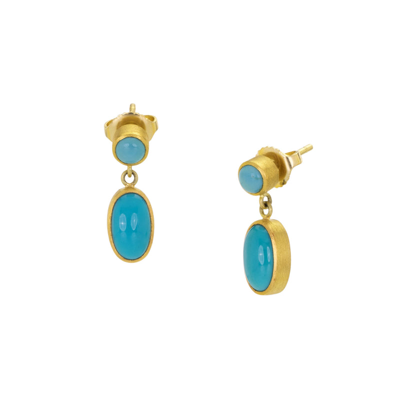 Mallary Marks Turquoise Bon Bon Earrings | Quadrum Gallery