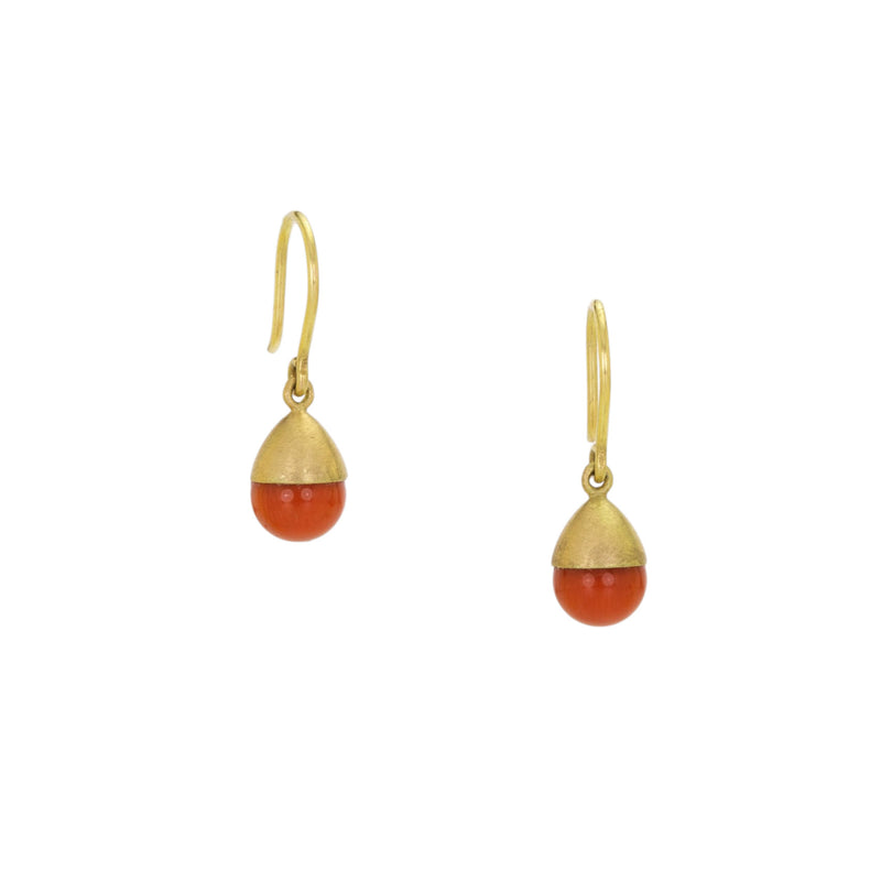 Mallary Marks Coral Buoy Drop Earrings | Quadrum Gallery