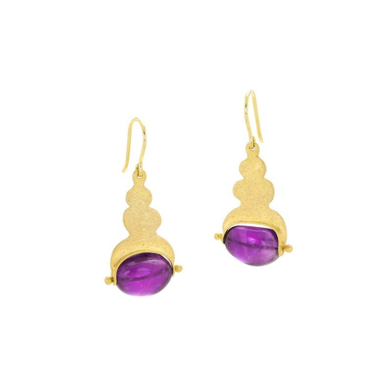 Mallary Marks Arp Earrings with Amethyst  | Quadrum Gallery