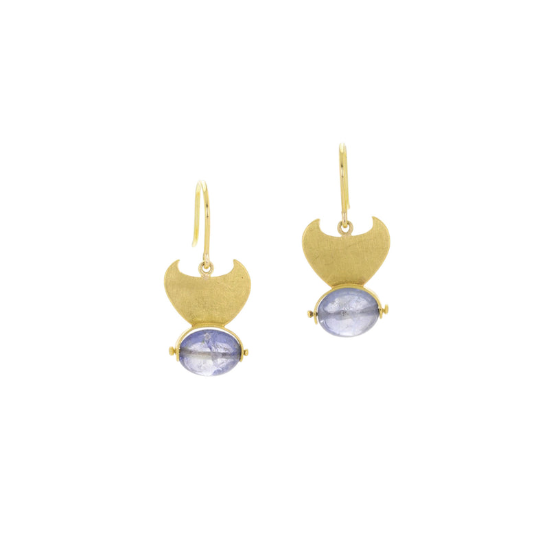 Mallary Marks Wicked Queen Earrings with Blue Sapphires | Quadrum Gallery