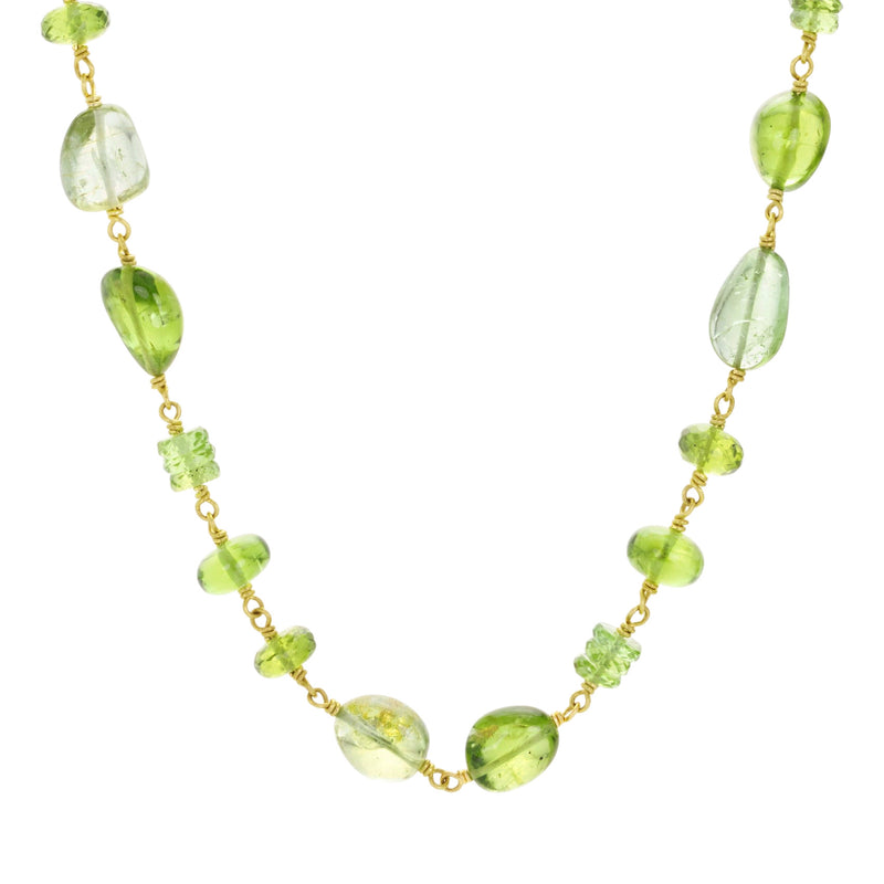 Mallary Marks Peridot Spun Sugar Necklace | Quadrum Gallery