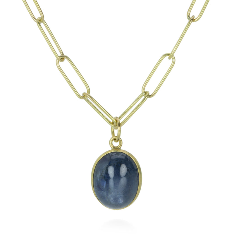 Maria Beaulieu Blue Star Sapphire Cabochon Pendant (Pendant Only) | Quadrum Gallery