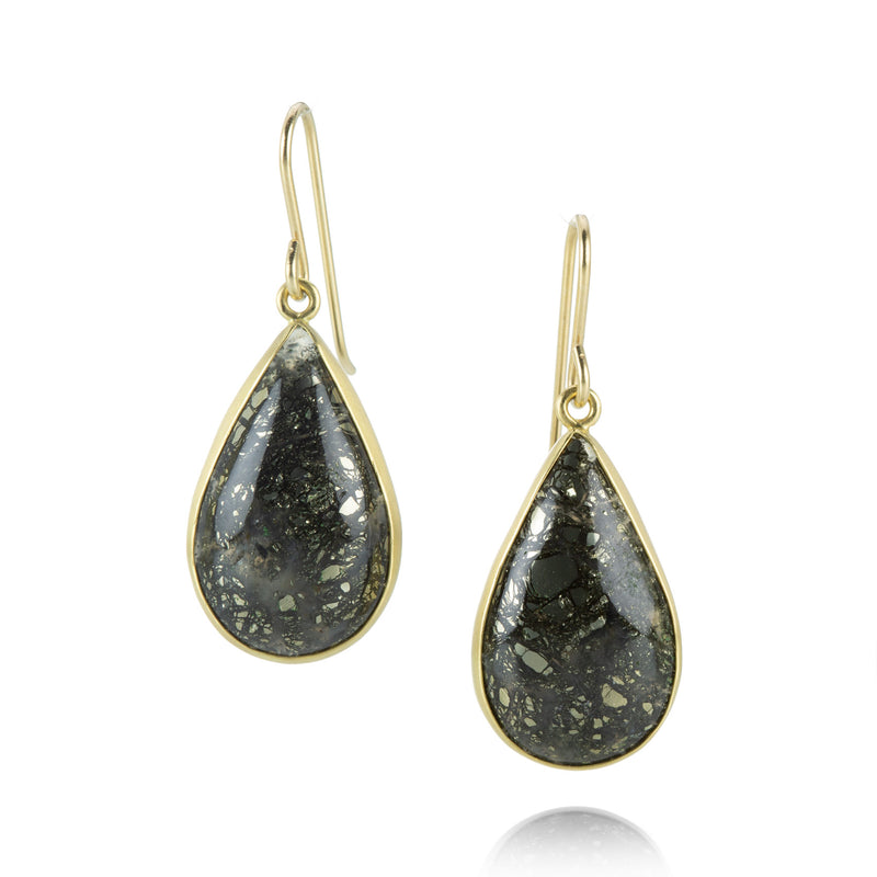 Maria Beaulieu Teardrop Apache Gold Earrings | Quadrum Gallery