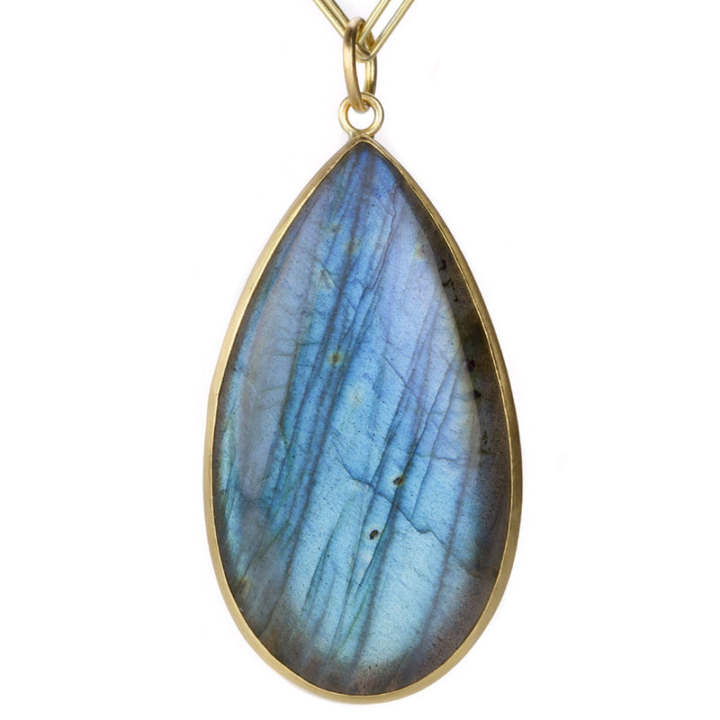 Maria Beaulieu Teardrop Labradorite Pendant (Pendant Only) | Quadrum Gallery