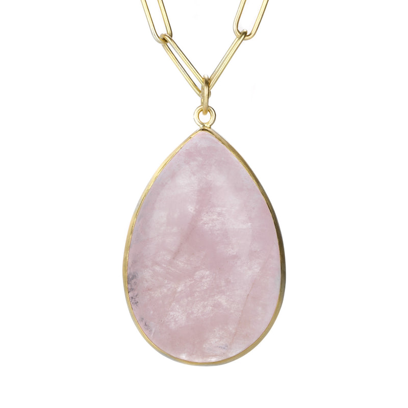 Maria Beaulieu Teardrop Morganite Pendant (Pendant Only) | Quadrum Gallery