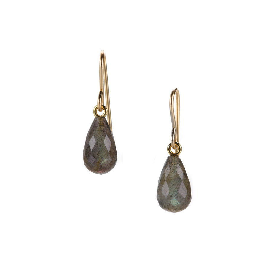 Maria Beaulieu Faceted Madagascar Labradorite Earrings | Quadrum Gallery