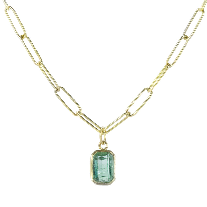 Maria Beaulieu Emerald Cut Tourmaline Pendant (Pendant Only) | Quadrum Gallery