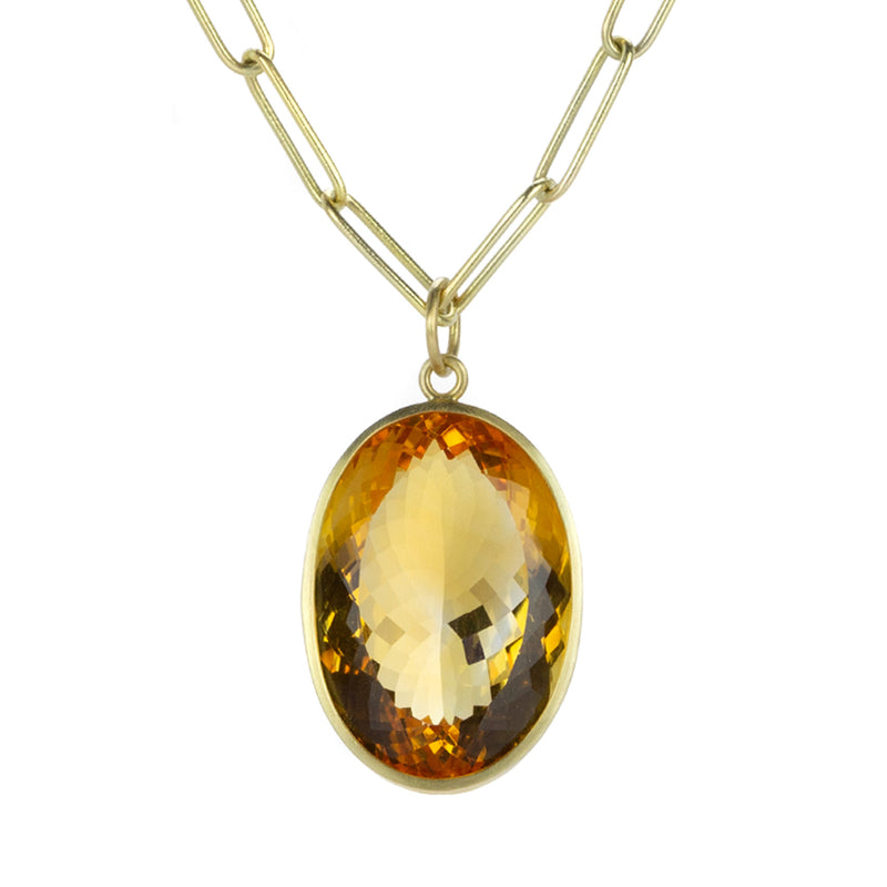 Maria Beaulieu Faceted Dark Citrine Pendant (Pendant Only) | Quadrum Gallery