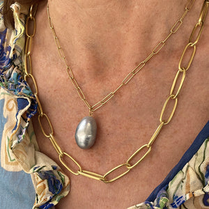 Maria Beaulieu  Gray South Sea Pearl Pendant (Pendant Only) | Quadrum Gallery