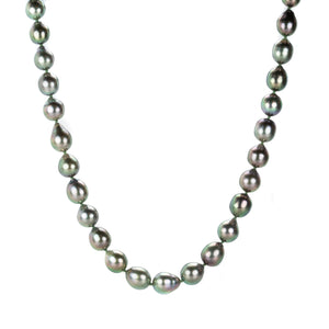Maria Beaulieu Gray Green Baroque Tahitian Pearl Necklace | Quadrum Gallery