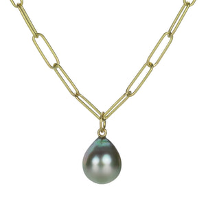 Maria Beaulieu Gray Green Tahitian Pearl Pendant (Pendant Only) | Quadrum Gallery