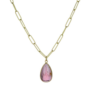 Maria Beaulieu Pink Tourmaline Cabochon Pendant (Pendant Only) | Quadrum Gallery