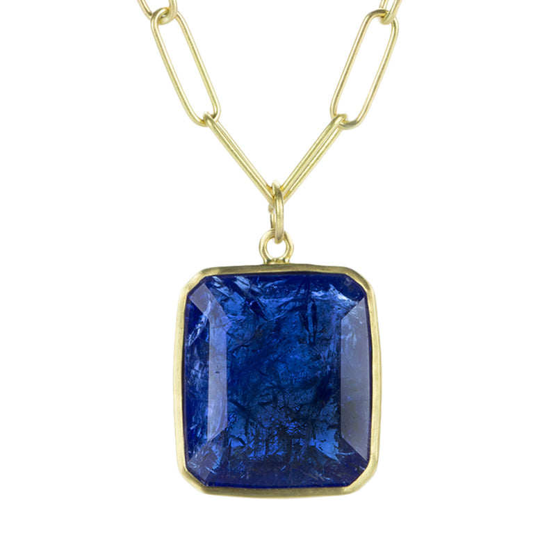 Maria Beaulieu Emerald Cut Tanzanite Pendant (Pendant Only) | Quadrum Gallery