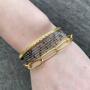 Maria Beaulieu 18k Gold XXX Heavyweight Bracelet | Quadrum Gallery