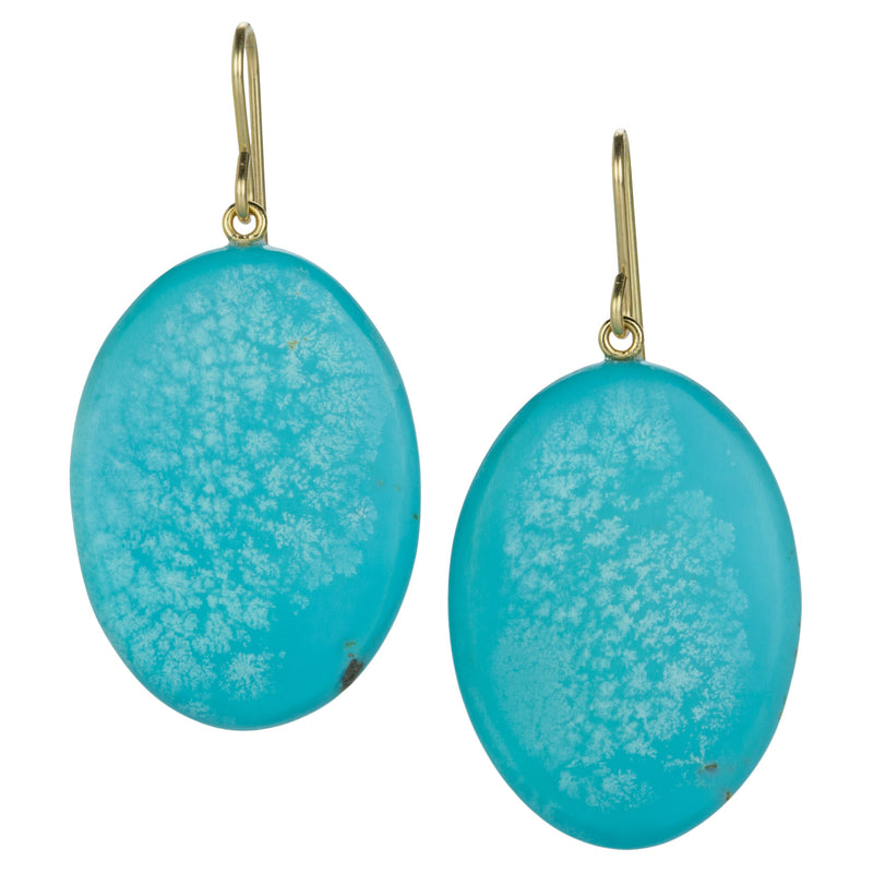 Maria Beaulieu Mexican Turquoise Slab Earrings | Quadrum Gallery