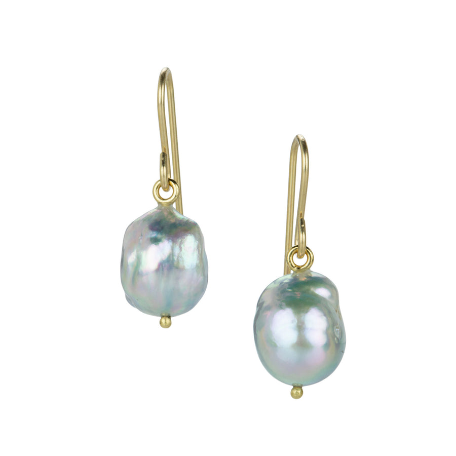 Maria Beaulieu Japanese Baroque Akoya Pearl Drop Earrings | Quadrum Gallery