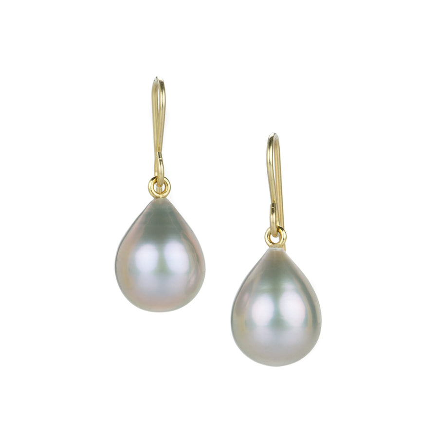 Maria Beaulieu Soft Gray Freshwater Pearl Earrings | Quadrum Gallery