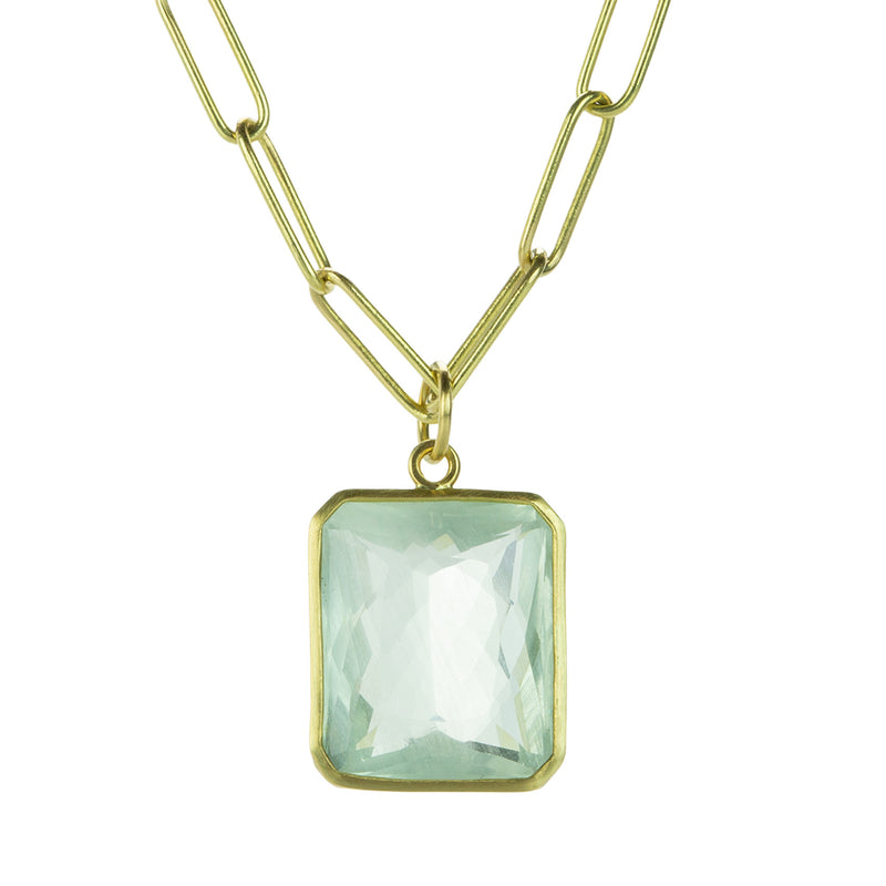 Maria Beaulieu Emerald Cut Green Beryl Pendant (Pendant Only) | Quadrum Gallery