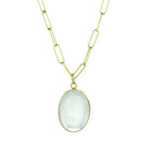 Maria Beaulieu Aquamarine Pendant with Flash (Pendant Only) | Quadrum Gallery