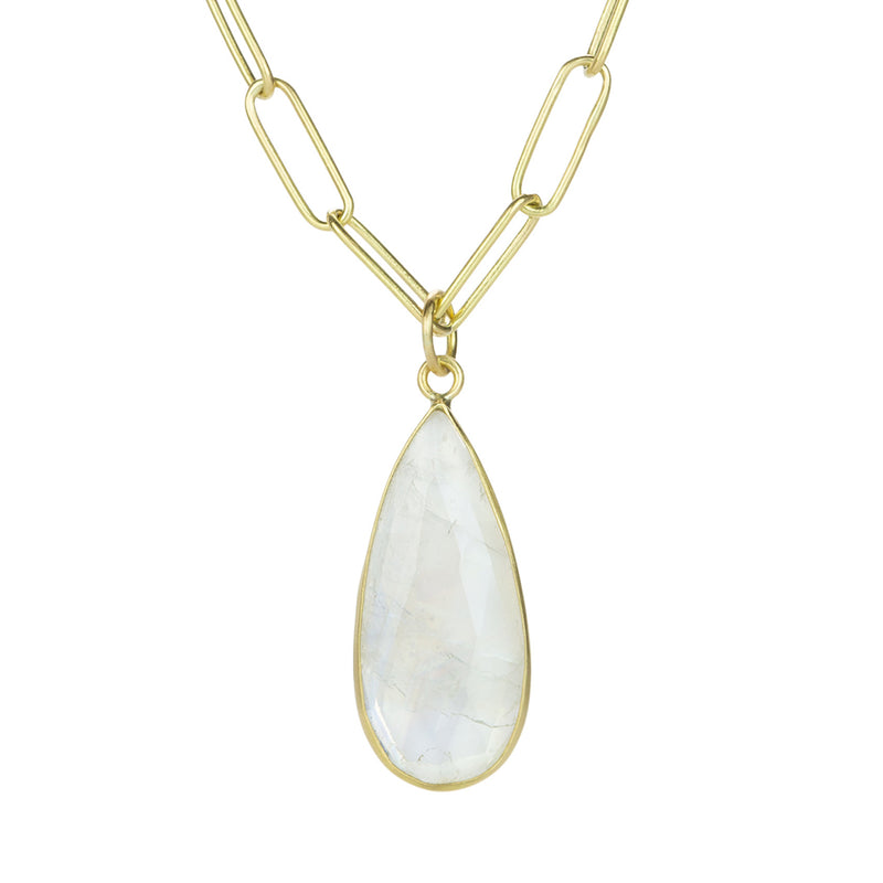 Maria Beaulieu Teardrop Faceted Moonstone Pendant (Pendant Only) | Quadrum Gallery