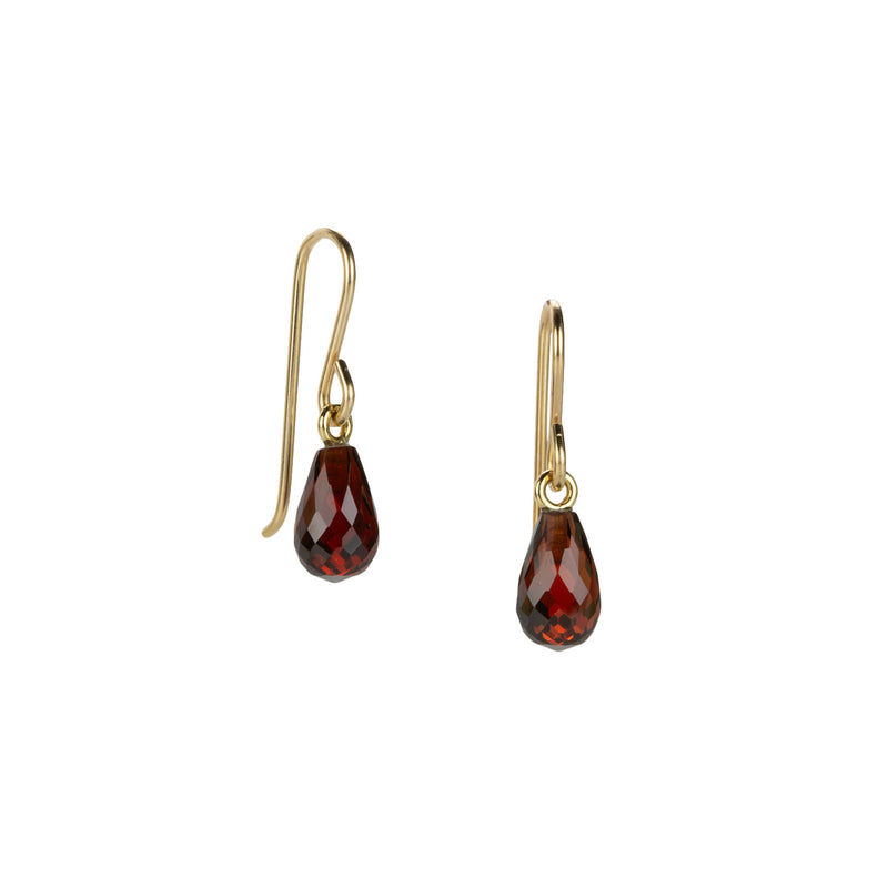 Maria Beaulieu Faceted Garnet Briolette Drop Earrings | Quadrum Gallery