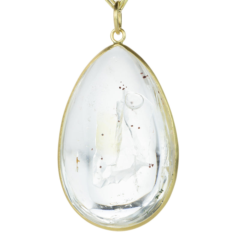 Maria Beaulieu 18k Enhydro Pendant with Hematite (Pendant Only) | Quadrum Gallery