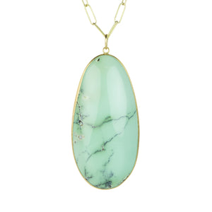 Maria Beaulieu Large American Turquiose Pendant (Pendant Only) | Quadrum Gallery