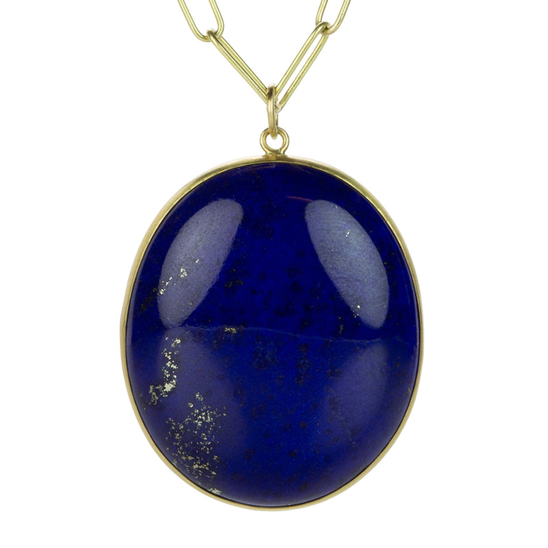 Maria Beaulieu Oval Lapis Cabochon Pendant (Pendant Only) | Quadrum Gallery