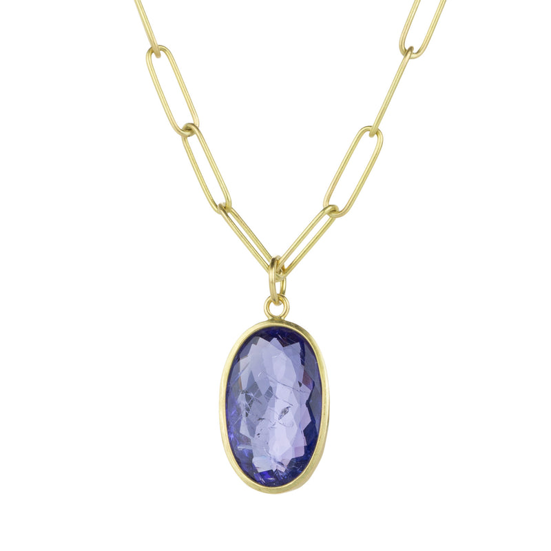 Maria Beaulieu Faceted Oval Tanzanite Pendant (Pendant Only) | Quadrum Gallery