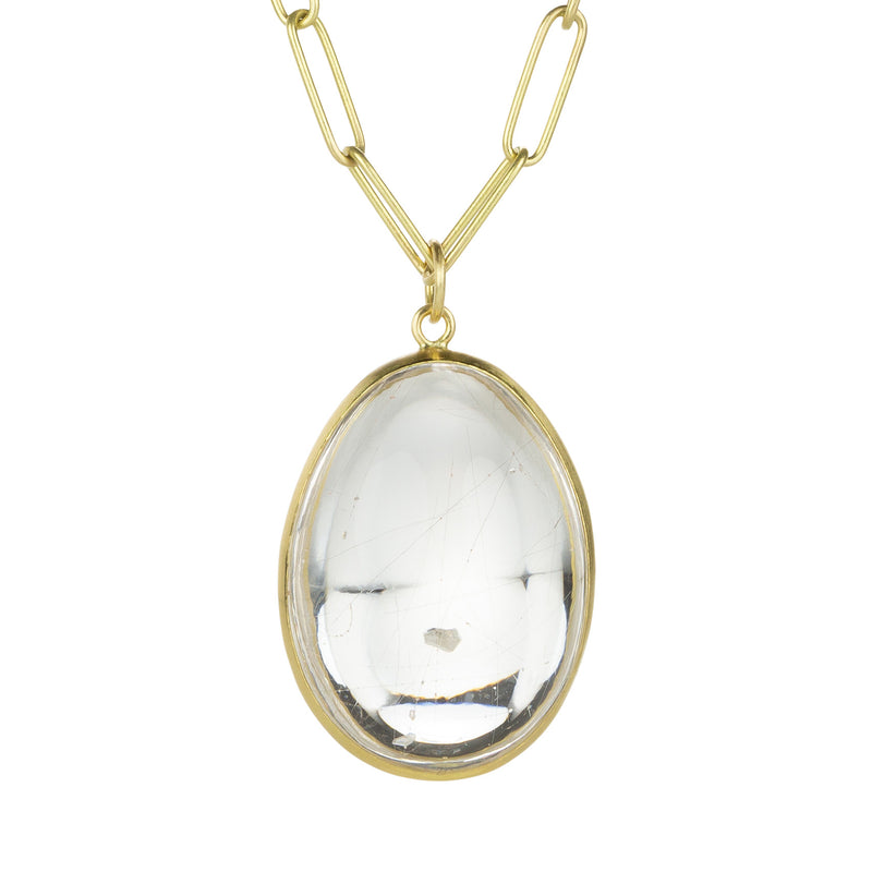 Maria Beaulieu Rutilated Quartz Double Cabochon (Pendant Only) | Quadrum Gallery