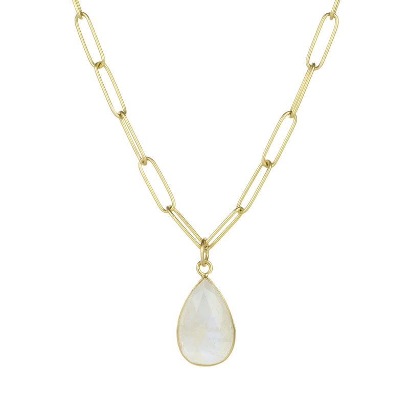 Maria Beaulieu Faceted Teardrop Moonstone Pendant (Pendant Only) | Quadrum Gallery